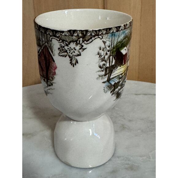 Vintage Johnson Brothers The Friendly Village Double Egg Cup - Picture 4 of 8